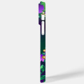 Mardi-Gras-Hintergrund mit Perlen Case-Mate iPhone Hülle (Rückseite / Links)