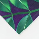 Mardi-Gras-Hintergrund mit Perlen Fleecedecke (Ecke)