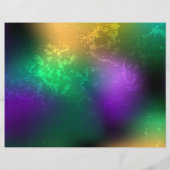Mardi-Gras-Hintergrund mit Perlen Flyer (Hinten)