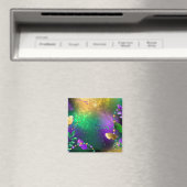 Mardi-Gras-Hintergrund mit Perlen Magnet (In Situ (Geschirrspüler))