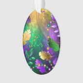 Mardi-Gras-Hintergrund mit Perlen Ornament (Vorderseite)