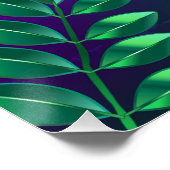 Mardi-Gras-Hintergrund mit Perlen Poster (Ecke)