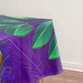 Mardi-Gras-Hintergrund mit Perlen Tischdecke (Beispiel)