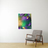 Mardi-Gras-Hintergrund mit Perlen Wandteppich (Beispiel)