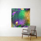 Mardi-Gras-Hintergrund mit Perlen Wandteppich (Beispiel (Horizontal))