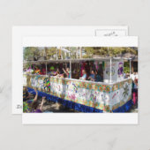 Mardi Gras Hippie Float Postkarte (Vorne/Hinten)