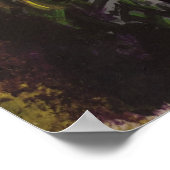 Mardi Gras - Hypnotic Cat Pop Surrealismus Poster (Ecke)