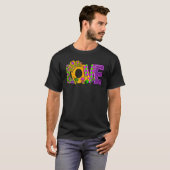 Mardi Gras I Liebe Mardi Gras 2023 Beads Feathers T-Shirt (Vorne ganz)