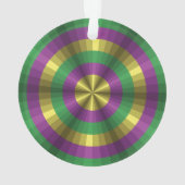 Mardi Gras Illusion Akrylisches Ornament (Rückseite)