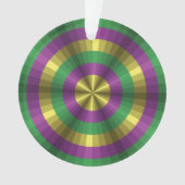 Mardi Gras Illusion Akrylisches Ornament (Vorderseite)