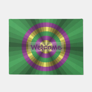 Mardi Gras Illusion Doormat Fußmatte