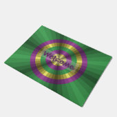 Mardi Gras Illusion Doormat Fußmatte (Schrägansicht)