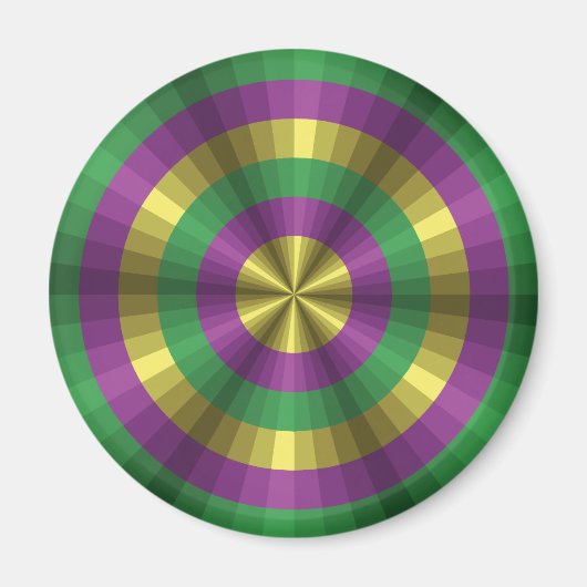 Mardi Gras Illusion Magnet (Vorne)