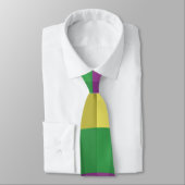 Mardi Gras Illusion Men's Neck Tie Krawatte (Gebunden)