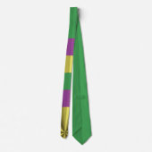 Mardi Gras Illusion Men's Neck Tie Krawatte (Rückseite)