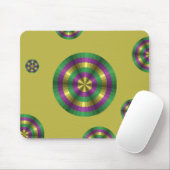 Mardi Gras Illusion Mousepad (Mit Mouse)