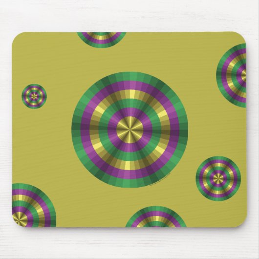 Mardi Gras Illusion Mousepad (Vorne)