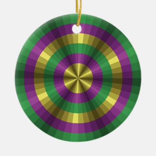 Mardi Gras Illusion Ornament (Vorne)