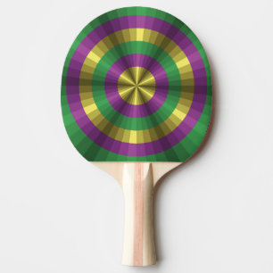 Mardi Gras Illusion Ping Pong Paddle Tischtennis Schläger