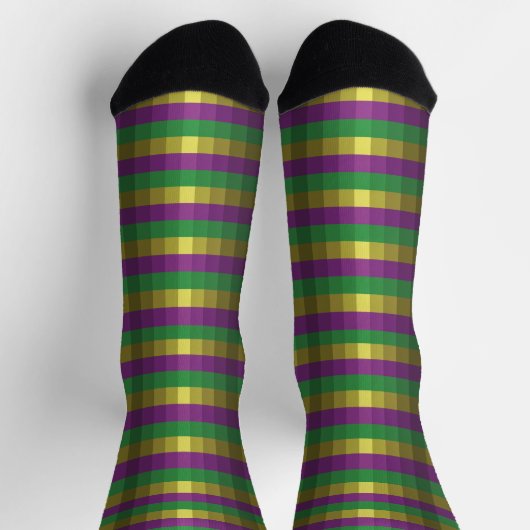 Mardi Gras Illusion Socken (Oben)