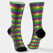 Mardi Gras Illusion Socken (Gewinkelt)
