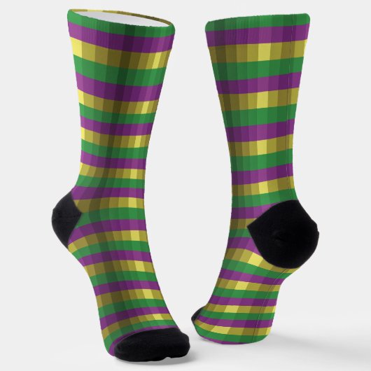 Mardi Gras Illusion Socken (Gewinkelt)