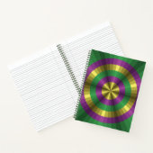 Mardi Gras Illusion Spiral Notebook Notizbuch (Innenseite)