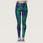 Mardi Gras Individuelle Name Leggings (Vorderseite)