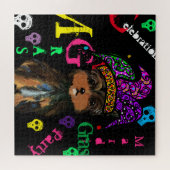 Mardi Gras ist Fett Dienstag auf Deutsch, wird abe Puzzle (Horizontal)