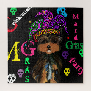 Mardi Gras ist Fett Dienstag auf Deutsch, wird abe Puzzle