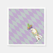 Mardi Gras Italian Greyhound Serviette (Vorderseite)