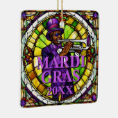 Mardi Gras Jazz Keramikornament (Rechts)