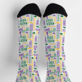 Mardi Gras Jazz Socken (Oben)