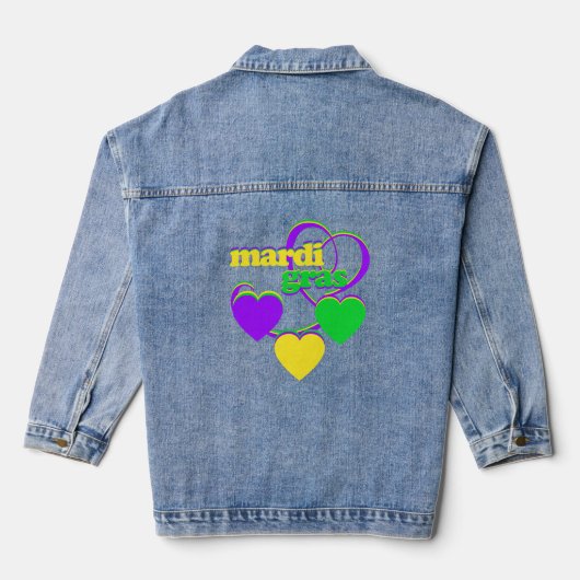 Mardi Gras Jeansjacke (Rückseite)