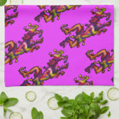 Mardi Gras Jester Geschirrtuch (Gefaltet)