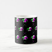 Mardi Gras Jester Hat Pattern Mug Kaffeetasse (Mittel)