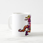 Mardi Gras Jester Kaffeetasse (Vorderseite Links)