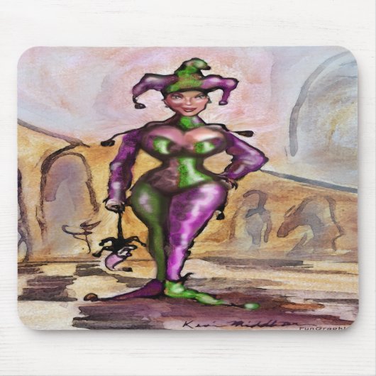 Mardi Gras Jester Mousepad (Vorne)
