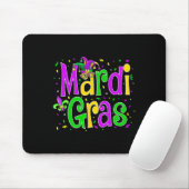 Mardi Gras Jester New Orleans Carnival Wome Mousepad (Mit Mouse)