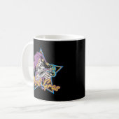 Mardi Gras Jester Skull Kaffeetasse (Vorderseite Links)