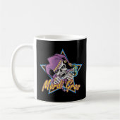 Mardi Gras Jester Skull Kaffeetasse (Links)