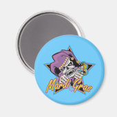 Mardi Gras Jester Skull Magnet (Vorderseite/Rückseite)