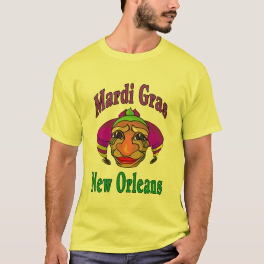 Mardi Gras Jester T-Shirt (Vorderseite)