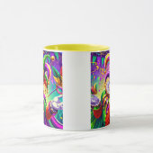 Mardi Gras Jester Tasse - Bunter Karneval (Zentrum)