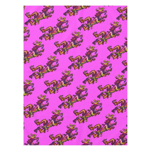 Mardi Gras Jester Tischdecke (Vorderseite)