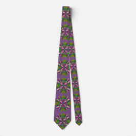 Mardi Gras Jewel Tones Lila NeckTie Krawatte