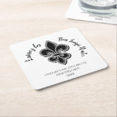 Mardi Gras Junggeselinnen-Abschied Rechteckiger Pappuntersetzer (angewinkelt)