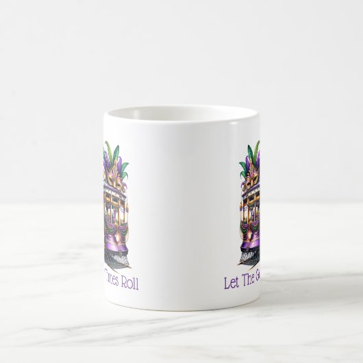 Mardi Gras Kaffeetasse (Mittel)
