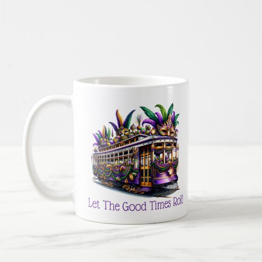 Mardi Gras Kaffeetasse (Links)
