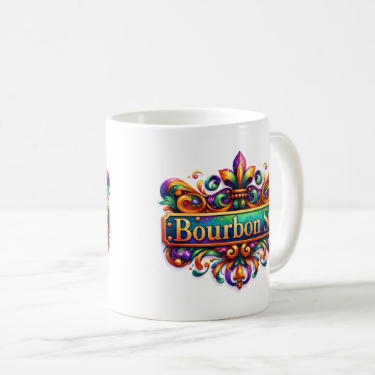 Mardi Gras Kaffeetasse (VorderseiteRechts)